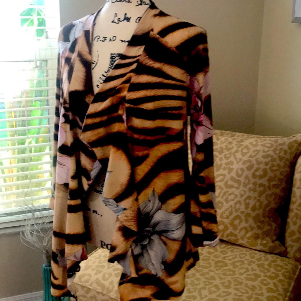 Tiger floral jacket